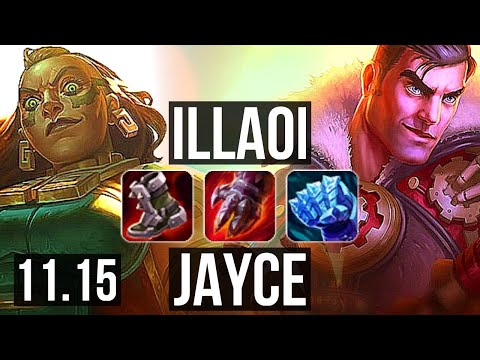 ILLAOI vs JAYCE (TOP) | 11/1/2, 1400+ games, 1.8M mastery, Legendary | EUW Diamond | v11.15