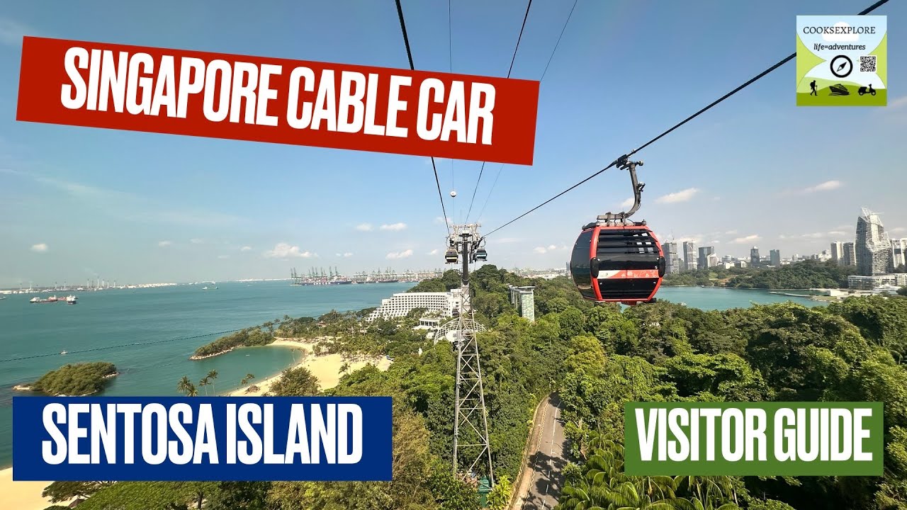 Witness the journey with guide to Singapore's Cable Car journey to Sentosa Island!