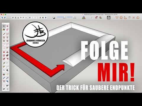 Der Trick mit dem Follow-Me-Werkzeug | Sketchup für Holzwerker