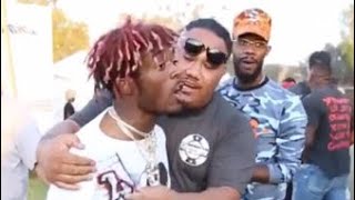Lil Uzi Vert pulls up while Rich the Kid does Plug Walk/run from the head up fade!