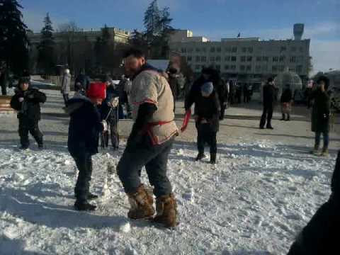 Белгородцы отмечают Новый год конкурсами и соревнованиями