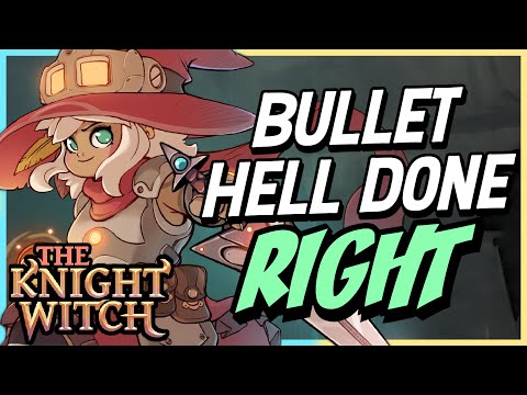 Metroidvania Meets Bullet Hell?! New Shoot Em Up Adventure Is GORGEOUS | The Knight Witch