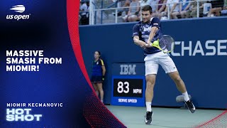 Miomir Kecmanovic Hits a Monster Smash Winner | 2025 US Open