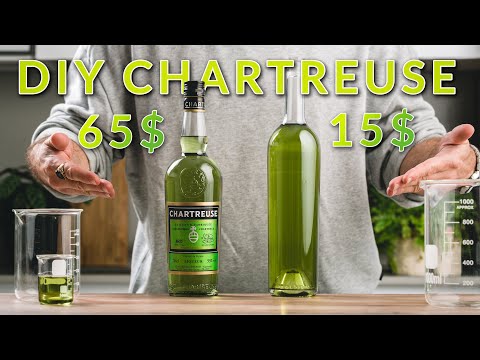 The secret revealed - How to make Green Chartreuse at home - Cheaper and Fast!