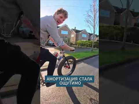 Британский инженер-ютубер Колин Фёрз собрал велик на магнитной подвеске.