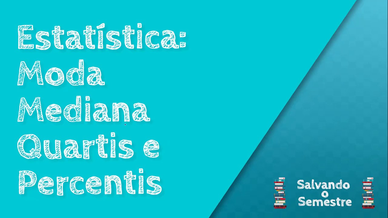Moda, Mediana, Quartis e Percentis | Estatística