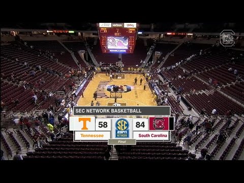 MBB: South Carolina Defeats Tennessee, 84-58 (2/24/16)