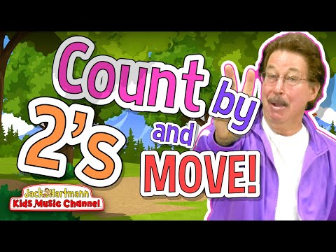 COUNT by 2's and MOVE! | Jack Hartmann