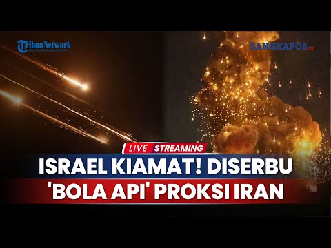 Bak Kiamat! Israel Remuk Dihujan Rudal Proksi Iran & Israel Krisis Air Bersih Pompa Utama Meledak