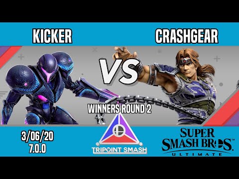 Tripoint 100 - Winners Round 2 - Kicker(Dark Samus) Vs. Crashgear(Simon)