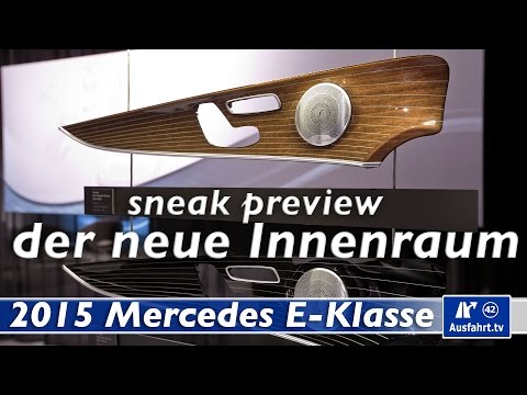 Mercedes-Benz E-Klasse W213 erster Einblick ins Interieur (German)