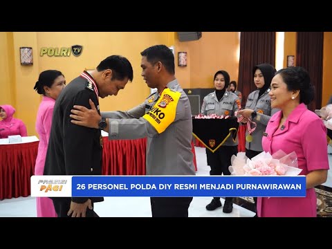 26 PERSONEL POLDA DIY RESMI MENJADI PURNAWIRAWAN