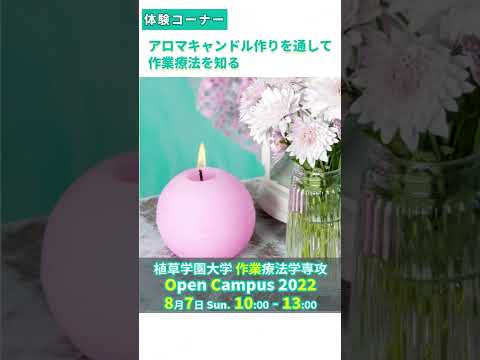 発達支援教育学科 2022年8月7日 植草学園大学作業療法学専攻オープンキャンパスプログラム