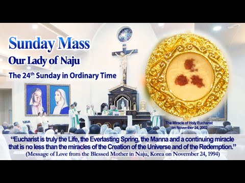 LIVE! Today Catholic Sunday Mass│Naju Shrine, Korea│September 13, 2020