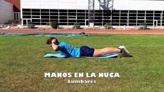 Personal Running - LUMBARES Tren superior elevación manos en la nuca 1.m4v