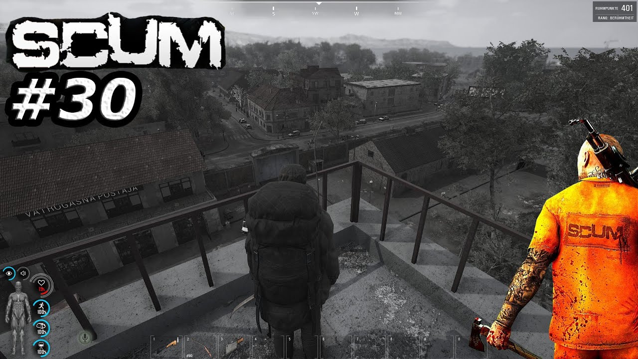 City Looten Police, gun shop and High Tower  ZACK ZACK ZACK SCUM RUN30 GAMEPLAY GERMAN