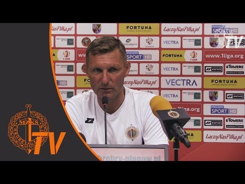 Konferencja po meczu Chrobry Głogów - Sandecja Nowy Sącz