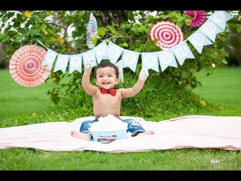 Neel's cake smash and first birthday  :: Trailer, Vizag.