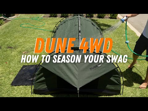 How To Season Your Canvas Swag/Tent | Anaconda stores