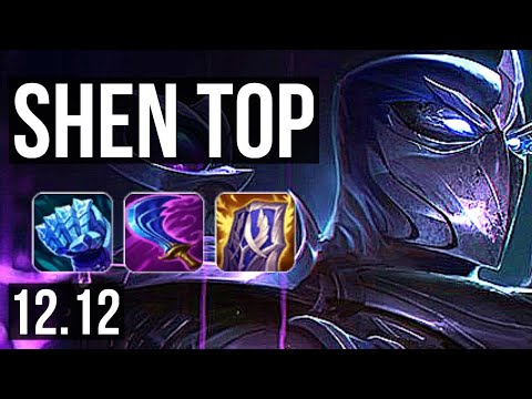 SHEN vs KAYLE (TOP) | 6/0/8, Rank 9 Shen, 400+ games, Dominating | NA Grandmaster | 12.12