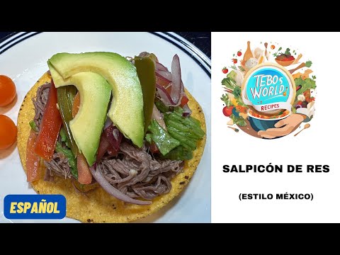 Receta de Salpicón Mexicano | Ensalada Tradicional de Carne Deshebrada