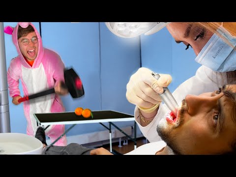 Er hat angst vorm Zahnarzt aber ich bin da..