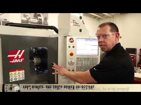 Haas Apps Minute:  Bezpieczne referowanie tokarki