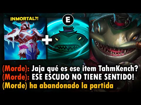 Tahm Kench but he is immortal with this ultimate shield build