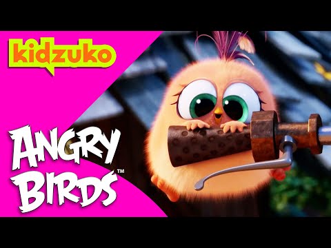 🎒Back to School with the Hatchlings 🐥 | Angry Birds | Compilation | @Kidzuko