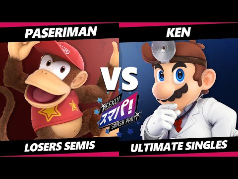 Sumapa 62 Losers Semis - Paseriman (Diddy Kong) Vs. KEN (Sonic, Dr Mario) SSBU Ultimate Tournament