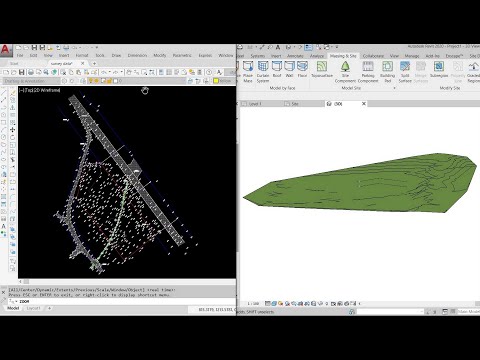 AutoCAD to Topo surface // how to convert AutoCAD survey drawing to Revit topo surface