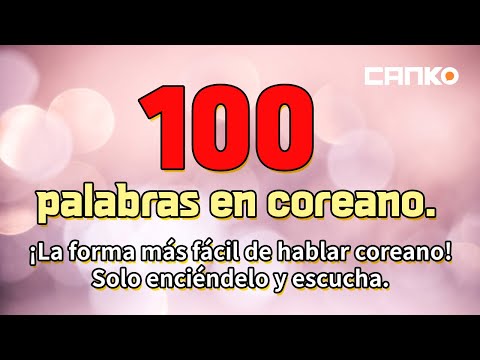 100 palabras en coreano