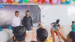 5 September teacher's day celebration Santosh sir  (chairman Ganesh Kumar)The aim bank coaching