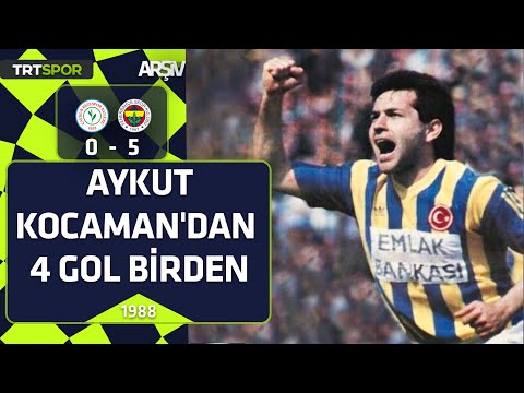 Rizespor - Fenerbahçe: 0-5 (1988-89 sezonu) Aykut Kocaman'dan tam 4 gol birden