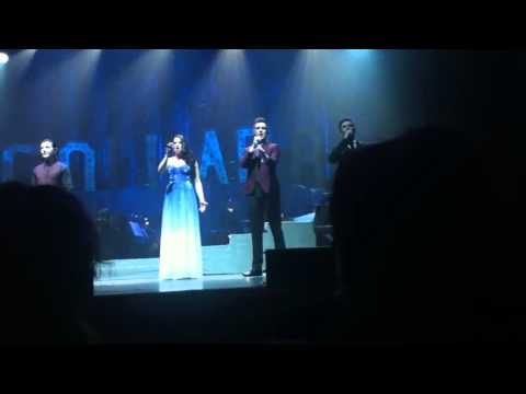 Collabro Act Two Tour, Liverpool Philharmonic Hall. The Prayer with special guest Catriona Murray.