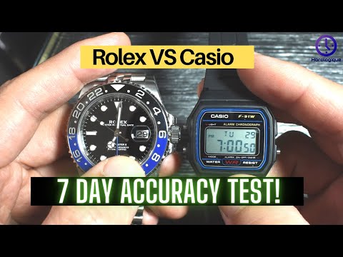 Vous ne croirez pas à quel point cette Rolex est précise | Test de 7 jours contre le quartz Casio