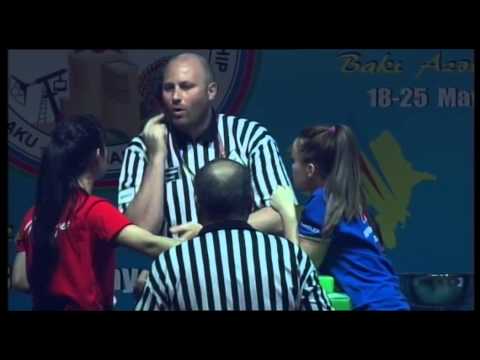 JUNIOR18 WOMEN LEFT 45KG KORKMAZ, BURCU TURKEY 3219 ALMIRA, KHABIBULLINA RUSSIA 2858