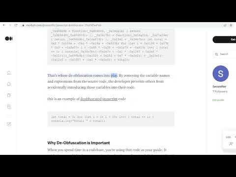 javascript tutorial for beginners - JavaScript deobfuscation