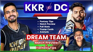 KKR vs DC Dream11, KOL vs DC Dream11, Kolkata vs Delhi Dream11: Match Preview, Stats and Analysis