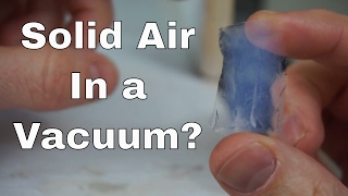 What Happens When You Put Aerogel In A Vacuum Chamber And Hydraulic Press?