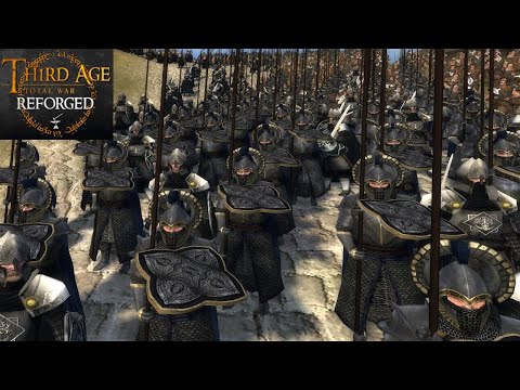 MADNESS DESCENDS UPON EDORAS (Siege Battle) - Third Age: Total War (Reforged)