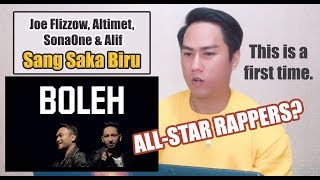 [REACTION] Joe Flizzow, Altimet, SonaOne &amp; Alif - Sang Saka Biru [Official Lyric Video]