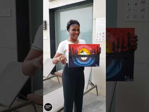A Sip and Paint .NG Experience session in Lagos, Nigeria