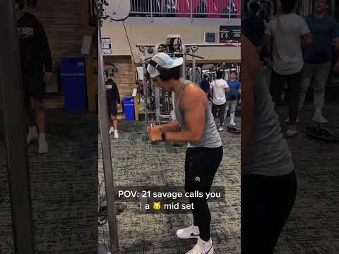 21 savage #gymtok #fyp #gym #jim #fym Iverson