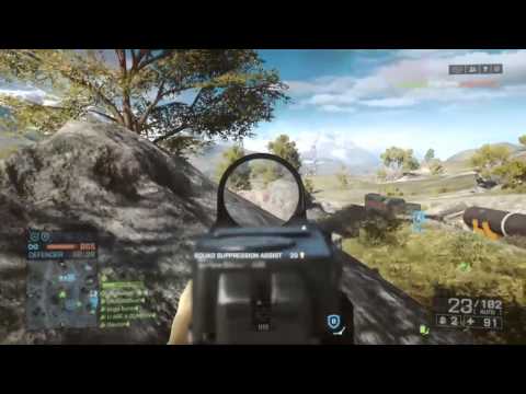 Battlefield 4 Crazy Helicopter Shoot-down w/Missile (Xbox One Game Play)