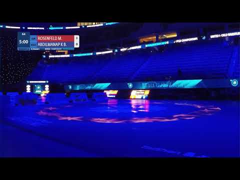 Round 1 Women's GP No-Gi - 64 kg: M. ROSENFELD (ISR) v. B. ABDILMANAP K (KGZ)