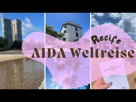AIDA Weltreise 2023/24 - Äquatortaufe und Recife, Brasilien 🌴 - VLOG 005