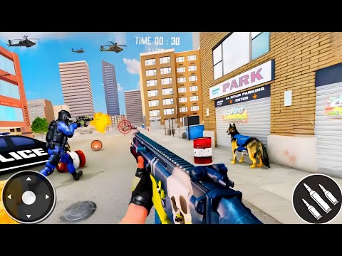 Gangster Crime Shooting Games - Police Driving Game - Android GamePlay