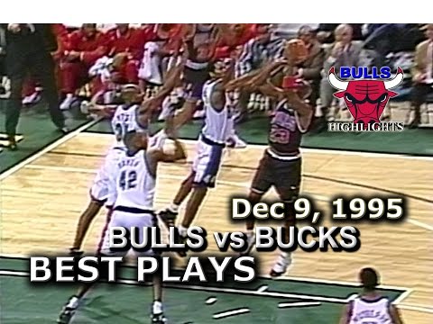 Dec 9 1995 Bulls vs Bucks highlights