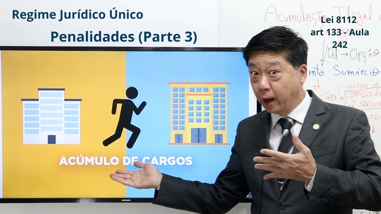 Lei 8112 - Penalidades (Parte 3) - art 133 - Aula 242